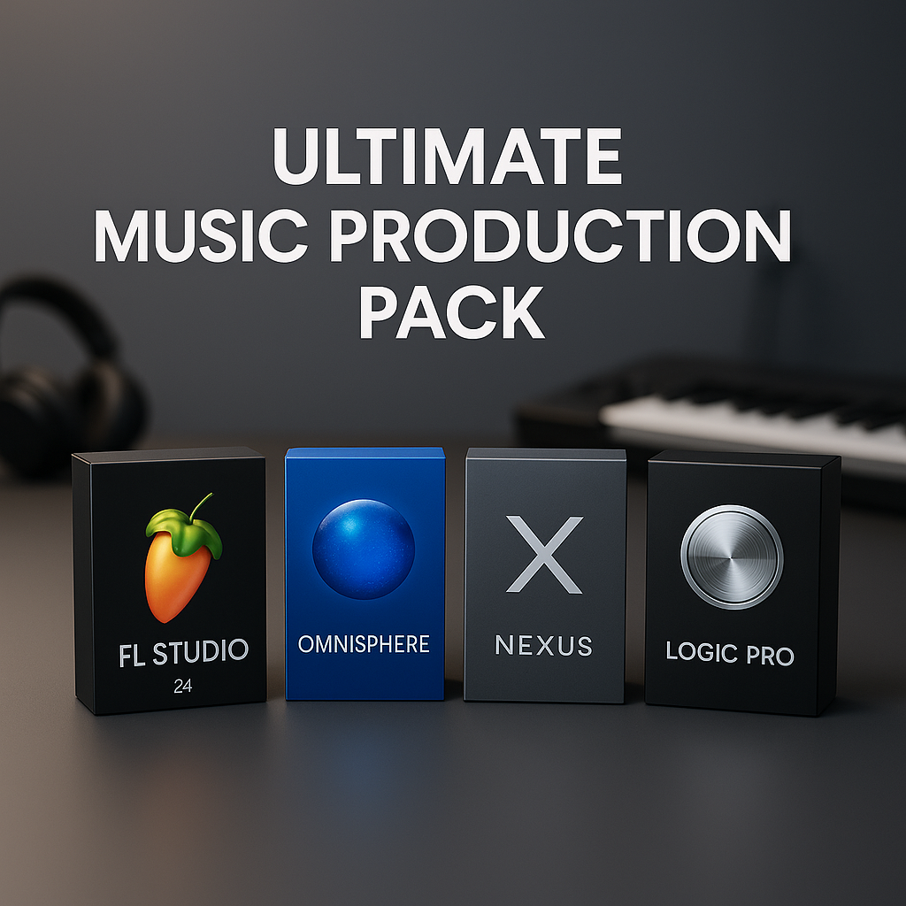 Music Production Pack FL STUDIO 25 - NEXUS 5 - LOGIC PRO - OMNISPHERE 2