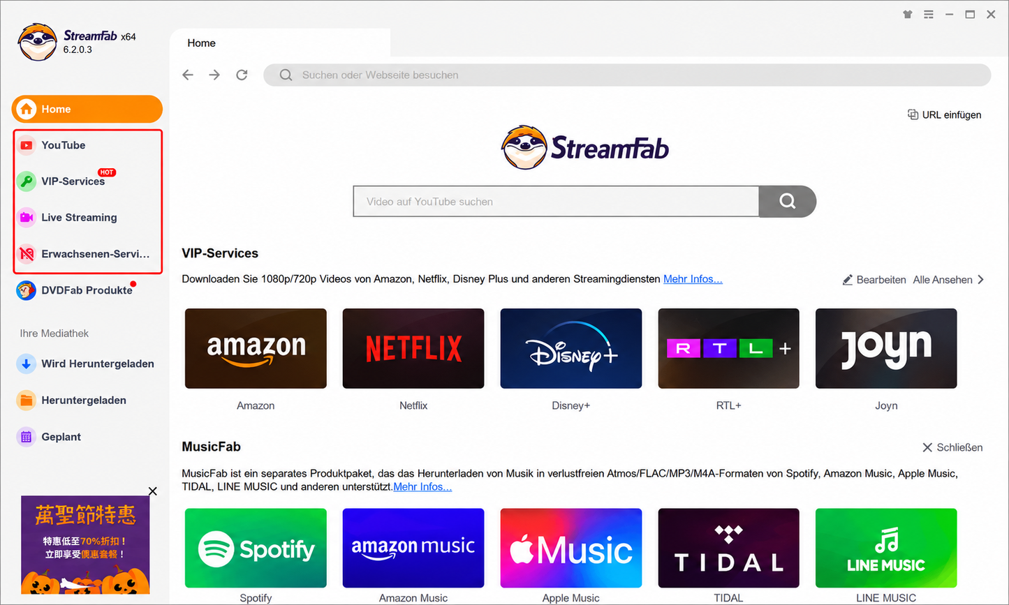 StreamFab All In One Video Downloader Software (Instant Download)