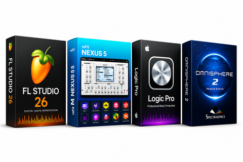 Music Production Pack Fl studio 26 - Nexus 5 - Logic pro - Omnisphere 2