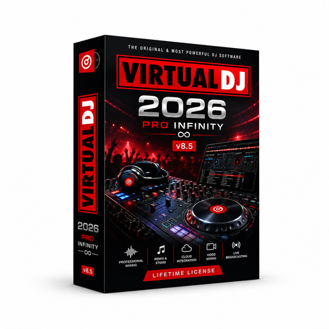 Virtual DJ 2026 Pro Infinity v8.5 Lifetime License Instant Download