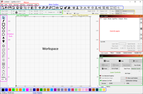 LightBurn Software 2025 Full Version (Instant Download)