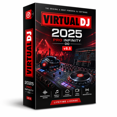 Virtual DJ 2025 Pro Infinity v8.5 Lifetime License Instant Download