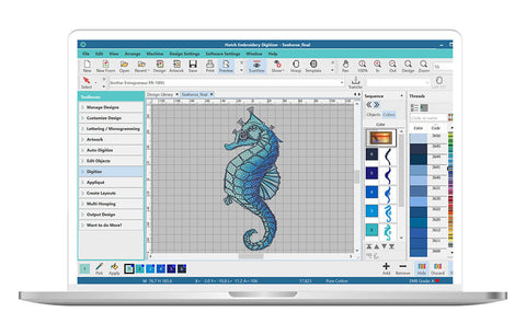 Hatch 2 Embroidery Software Lifetime License (Instant Download)